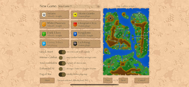 ‎Warlords Classic Strategy Screenshot