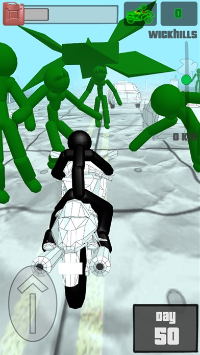 Stickman Zombie: Bike Racing screenshot 4