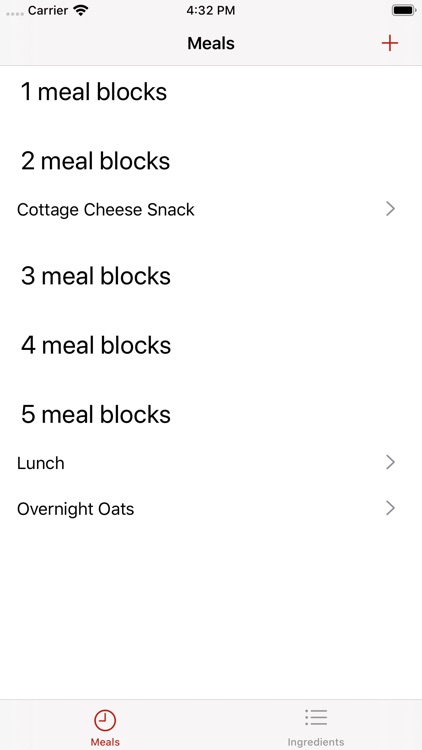 Zone Meal Planner