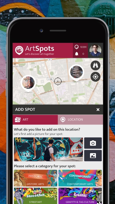ArtSpots - let's discover art screenshot 2