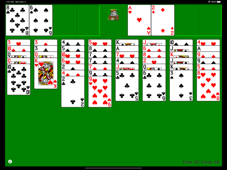 Cheats for Classic Solitaires: FreeCell