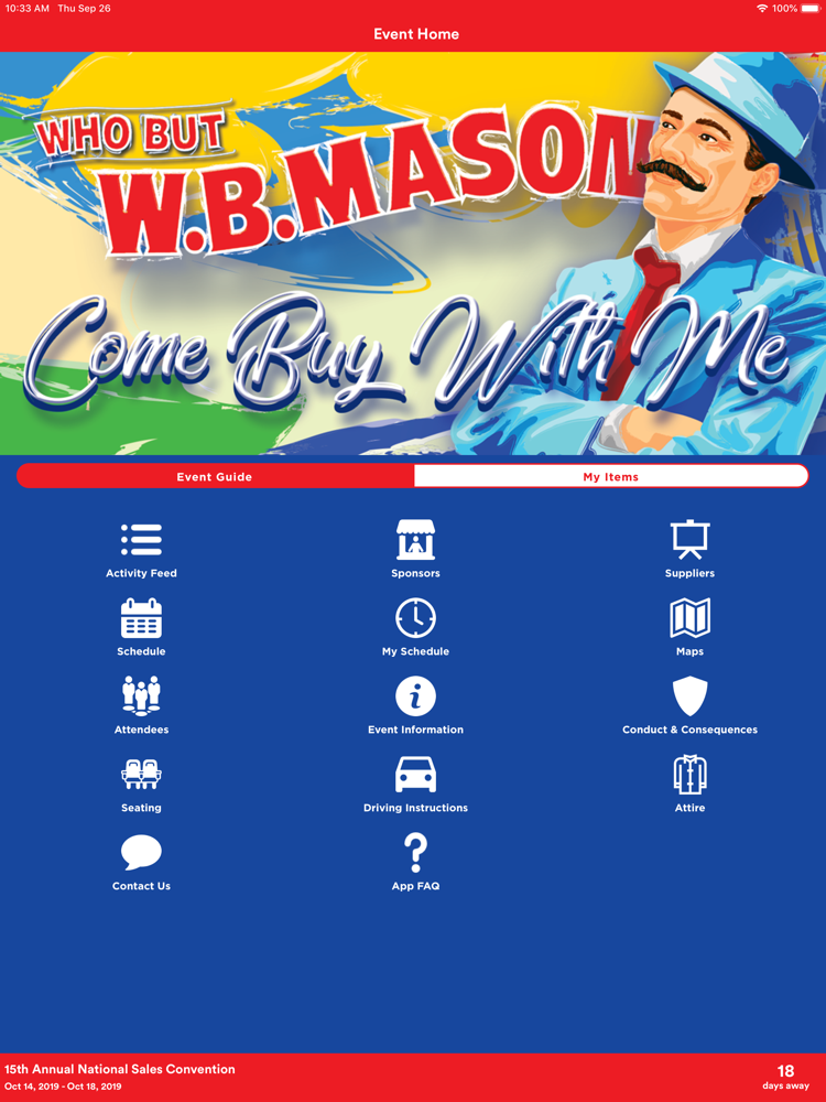 WB Mason 15th Annual Show App for iPhone - Free Download WB Mason 15th