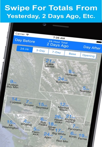 British Columbia-Alberta Snow - náhled