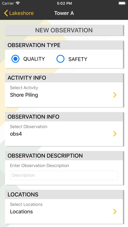 Oberoi Realty Quality Control screenshot-5