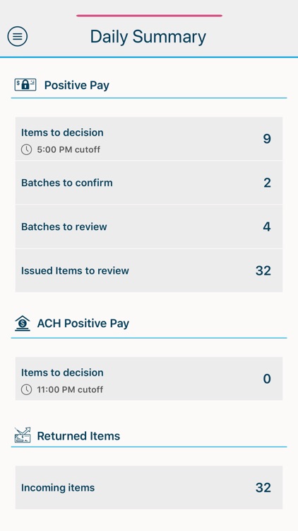 CBT Positive Pay