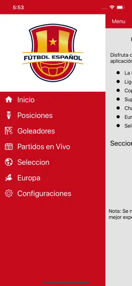 Game screenshot Futbol Español en vivo mod apk