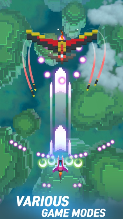 Sky Wings: Pixel Fighter 3D