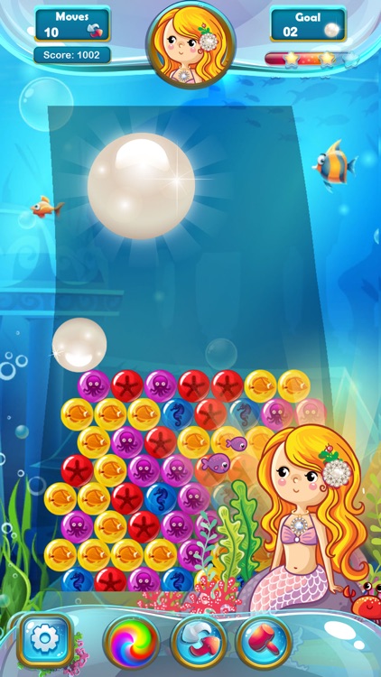 Mermaid Pearl - Match 3 screenshot-3