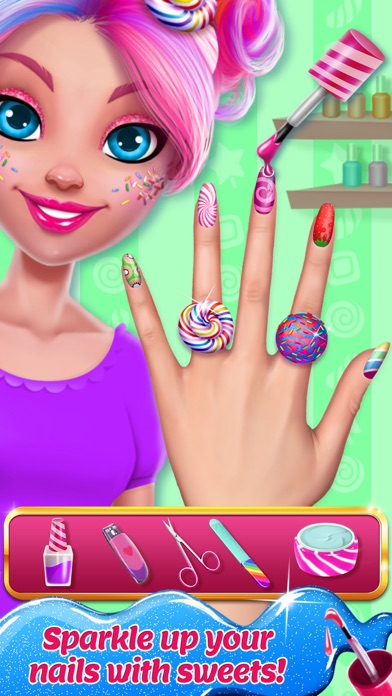 Candy Makeup - Sweet Salon Game for Girls Screenshot 4