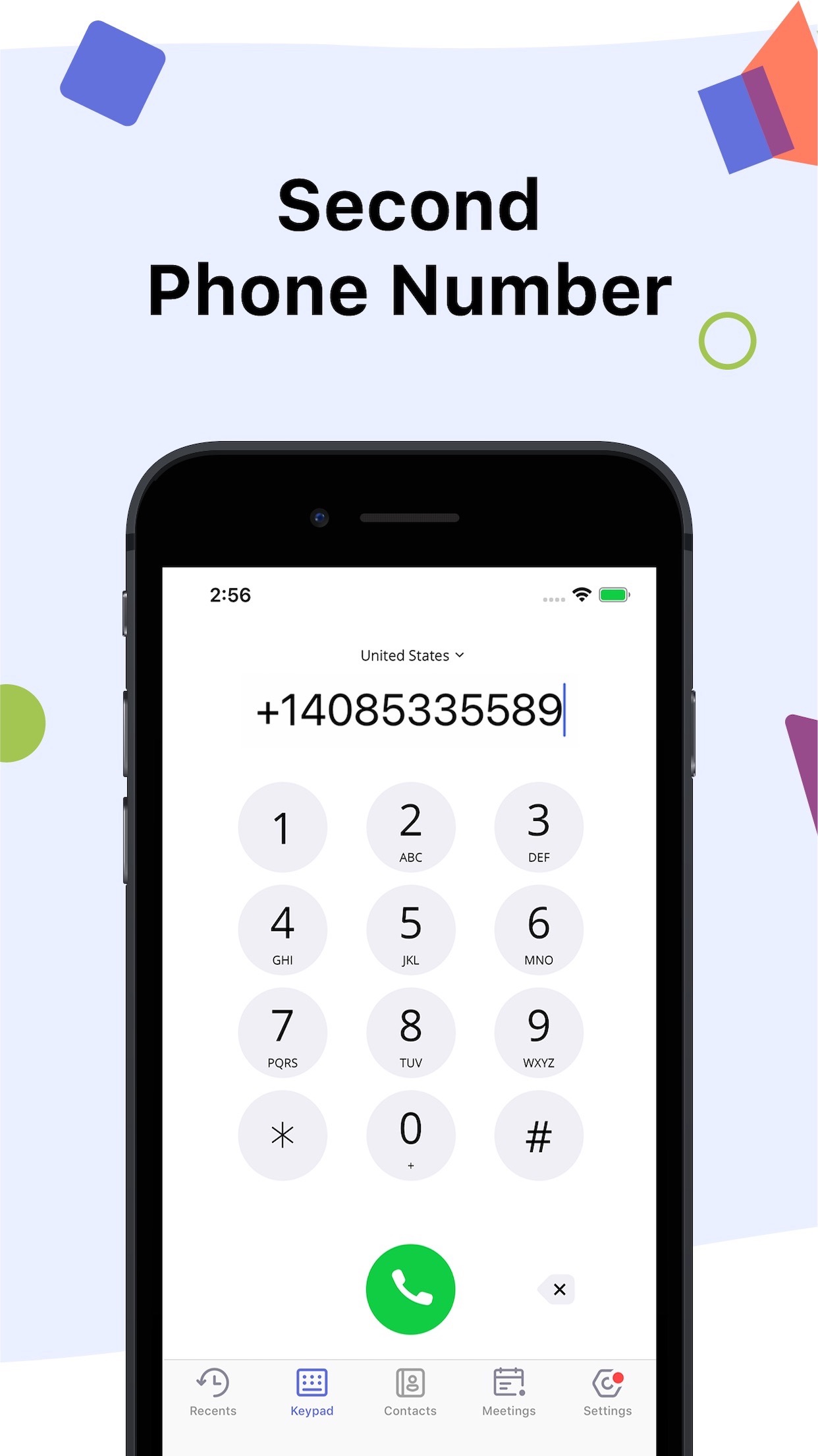 Screenshot do app Krisp: Noise Cancelling Dialer