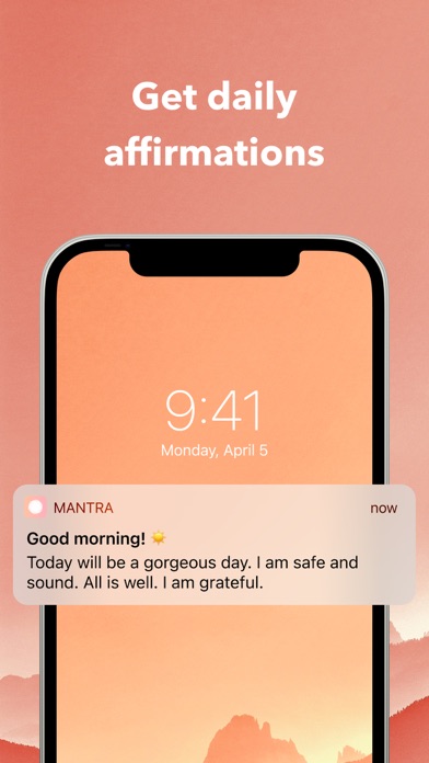 Mantra - Daily Affirmations screenshot 2