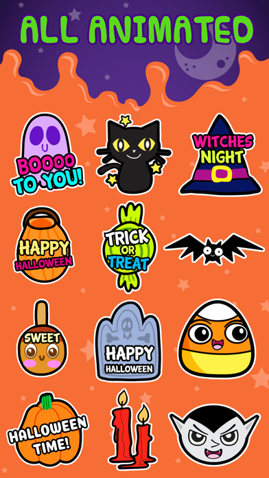 Animated Halloween Stickers ⋆ screenshot 2