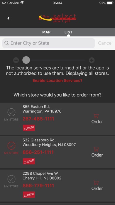 How to cancel & delete Pats Select Pizza Grill from iphone & ipad 4