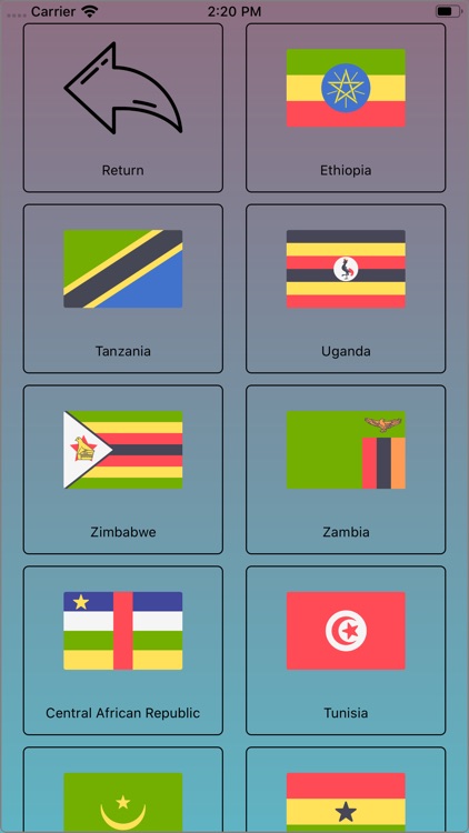 African flags quiz