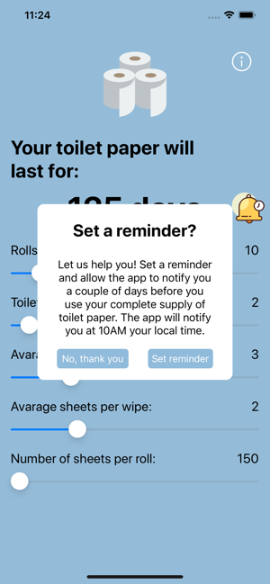 Toilet Paper Calculator(圖3)-速報App