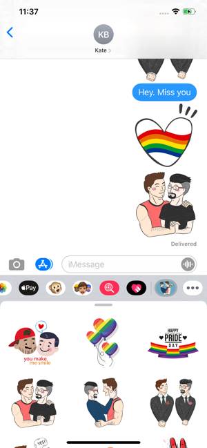 Between Gay Pride Stickers(圖3)-速報App