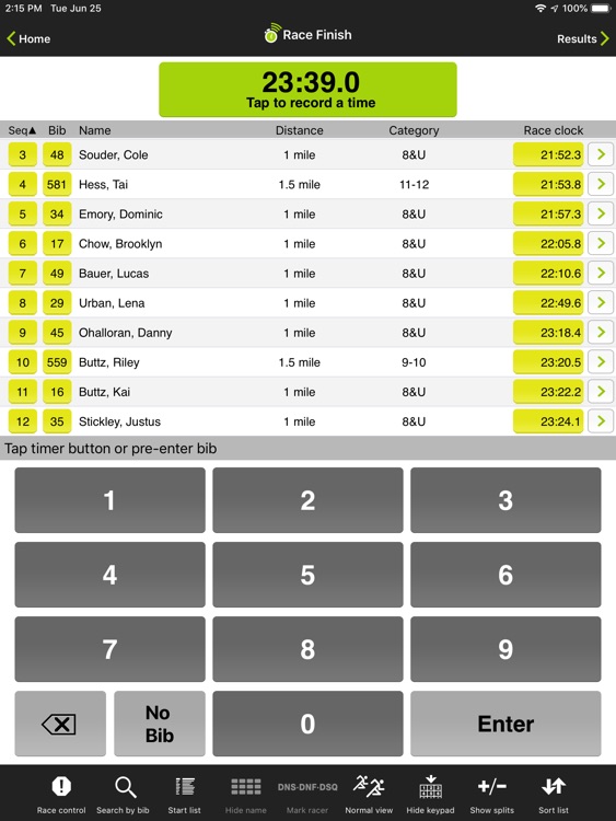 Race & Lap Timer for iPad screenshot-4