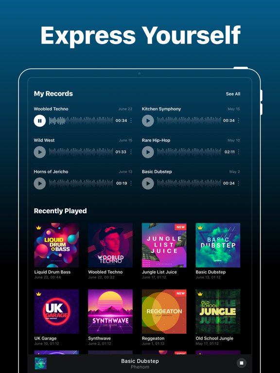 iPad Image of Groovepad - Music & Beat Maker