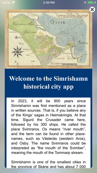Simrishamn 900år screenshot 2