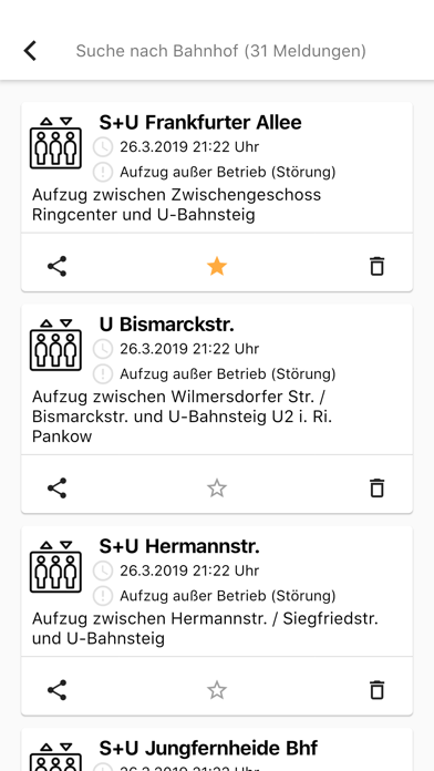 Bahn Störung Berlin screenshot 3