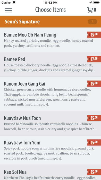 How to cancel & delete Senn Thai Comfort Food from iphone & ipad 3
