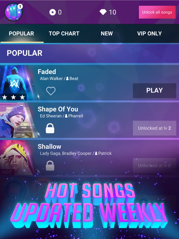 iPad Image of Magic Tiles Piano and Vocal