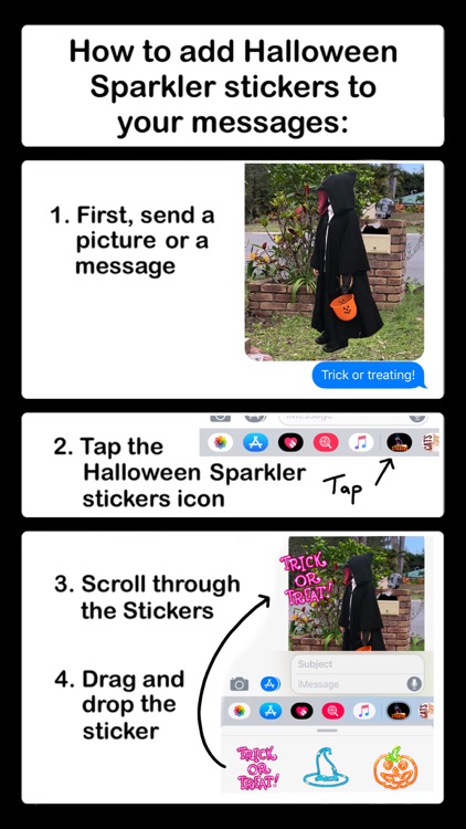 Halloween Sparkler stickers screenshot-6