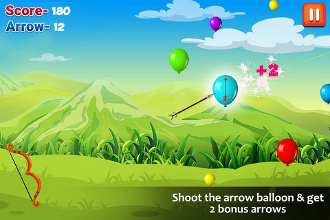 Balloon Shooting - Bow & Arrow screenshot 2