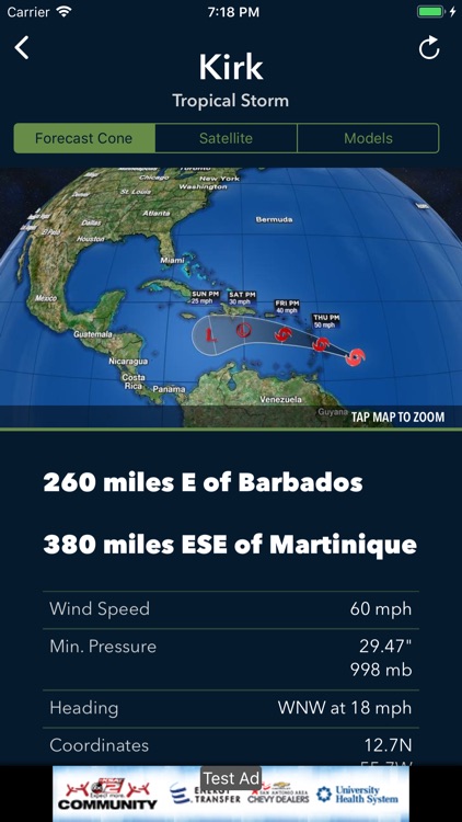 KSAT12 Hurricane Tracker