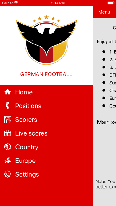 How to cancel & delete German Soccer live from iphone & ipad 1