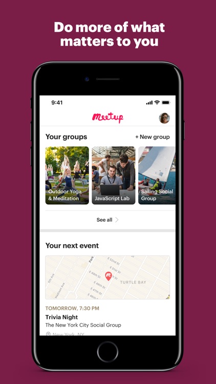 Meetup: Local groups & events screenshot-0