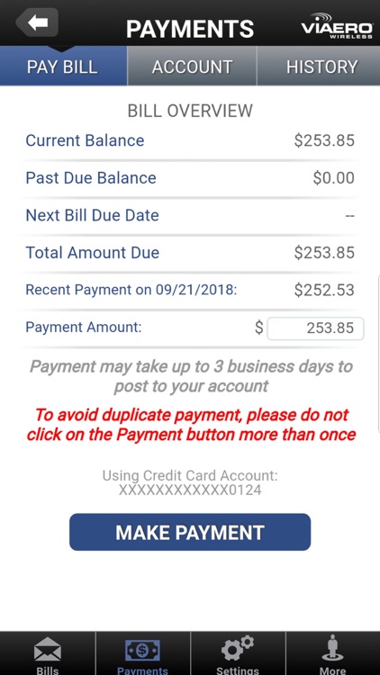 Viaero Wireless BillPay screenshot-7