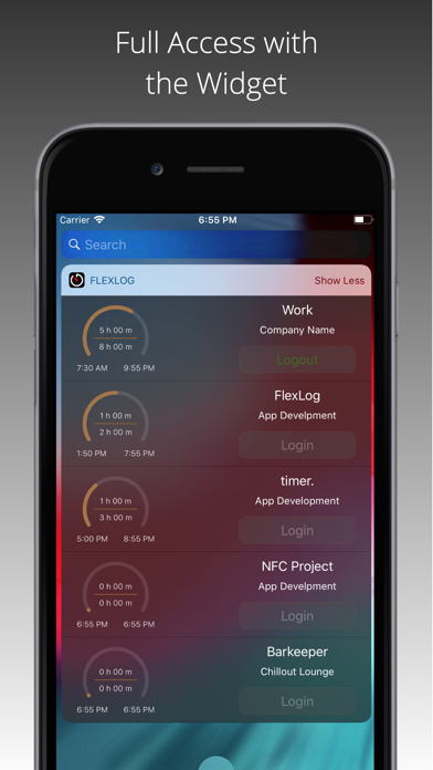 FlexLog - Work Time Tracker screenshot 4