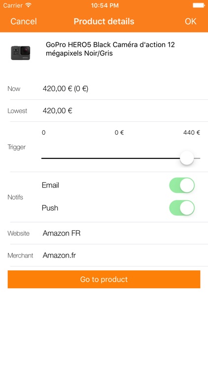 PriceWatcher for Amazon