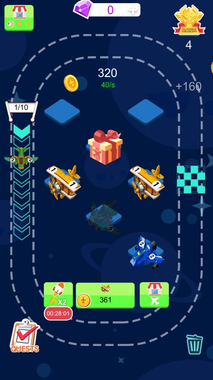 Tiny Plane - 2048 Coins Tycoon screenshot-4