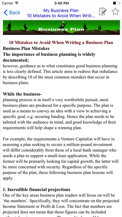 Business Plan(BP)