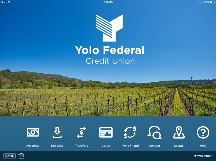 Yolo FCU Mobile for iPad