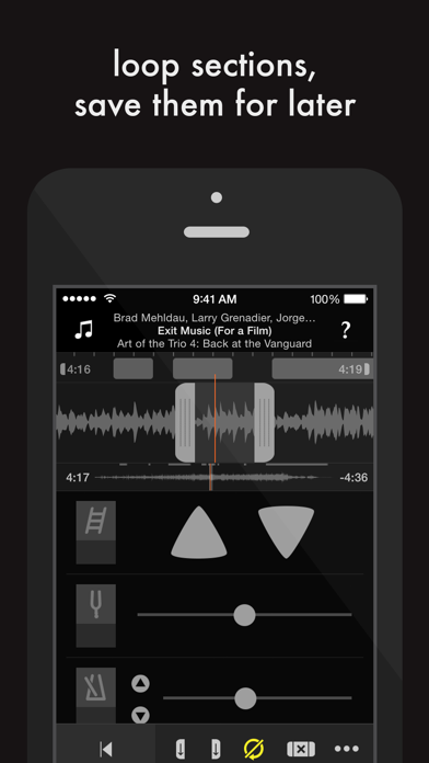 iLift:REMIX — Slow down music, change the key, and loop Screenshot 2