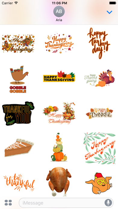 Happy Thanksgiving Sticker Gif screenshot 3