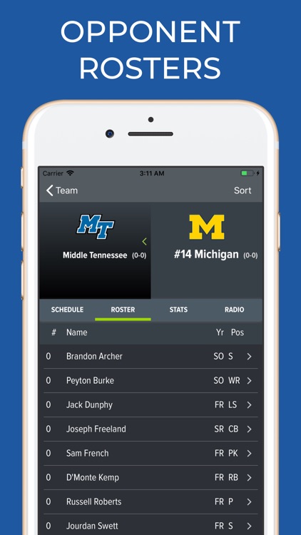 Michigan Football Schedules screenshot-7