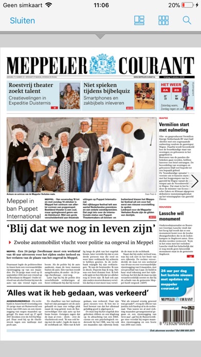 Meppeler Courant screenshot 2