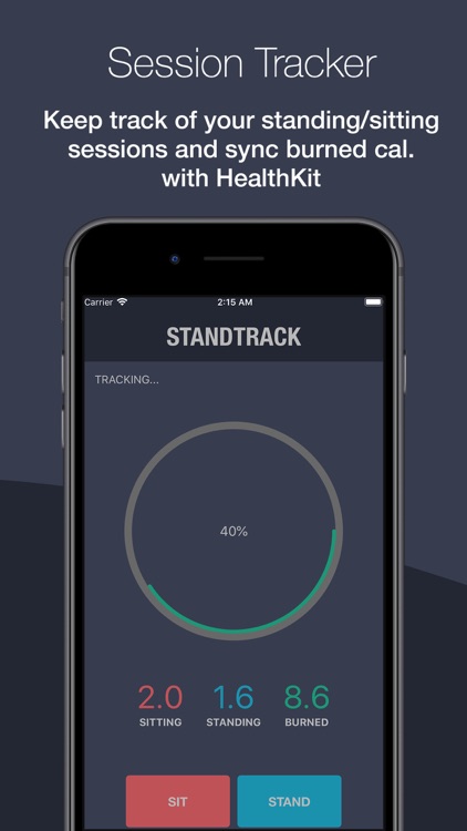 StandTrack - Sit/Stand tracker