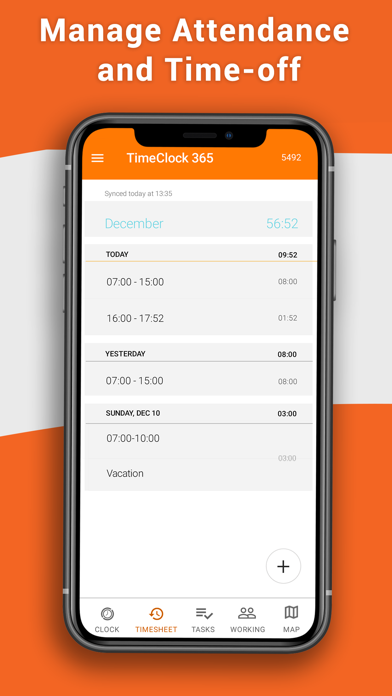 Timeclock 365 Time Tracker screenshot 4