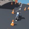 Ride your sweet bike around town and DON'T CRASH INTO THE CONES