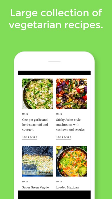 How to cancel & delete Vegetarian Society Recipes from iphone & ipad 2