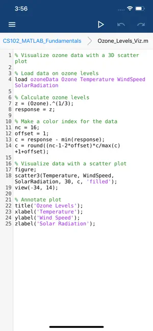 Captura 3 MATLAB Mobile iphone