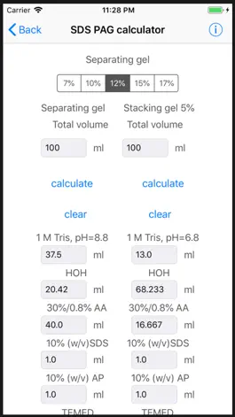 Game screenshot BioLabCalculators apk