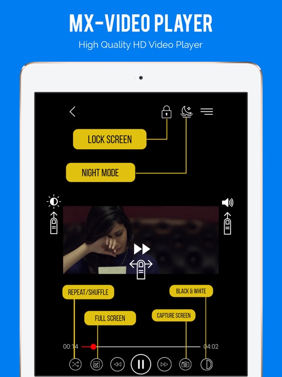 MX Video Player-Play HD Videos on iOS 7 screenshot