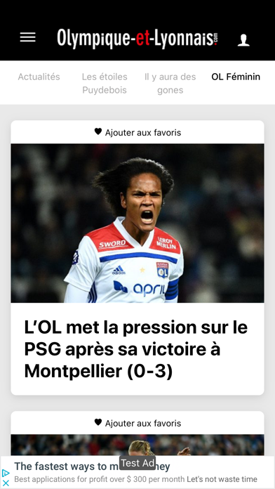 Olympique et Lyonnais screenshot 2