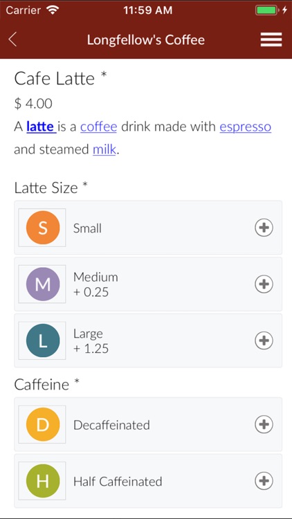 Longfellow's Coffee screenshot-3